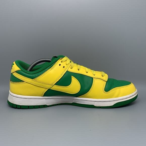 Nike Dunk‎ Low Retro Reverse Brazil Running Shoes DV0833-300 Men's Sz 11 - Picture 7 of 10